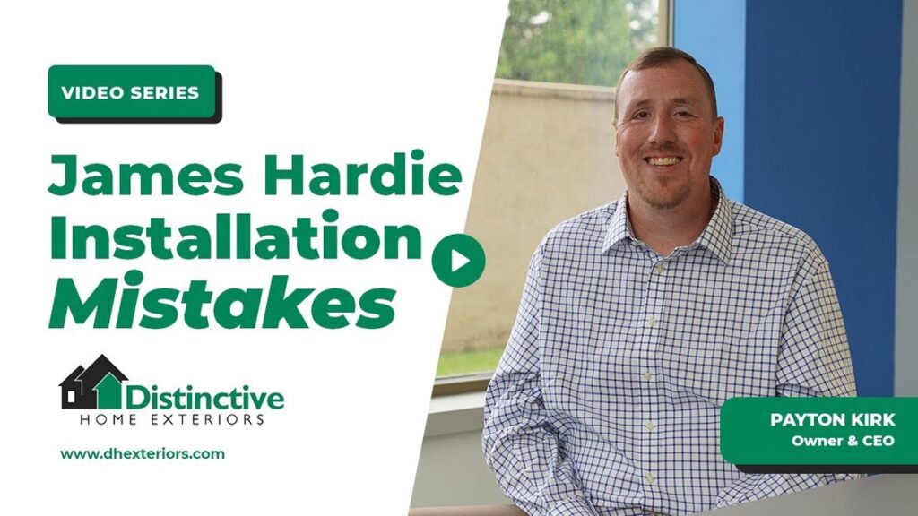 hardie siding installation mistakes