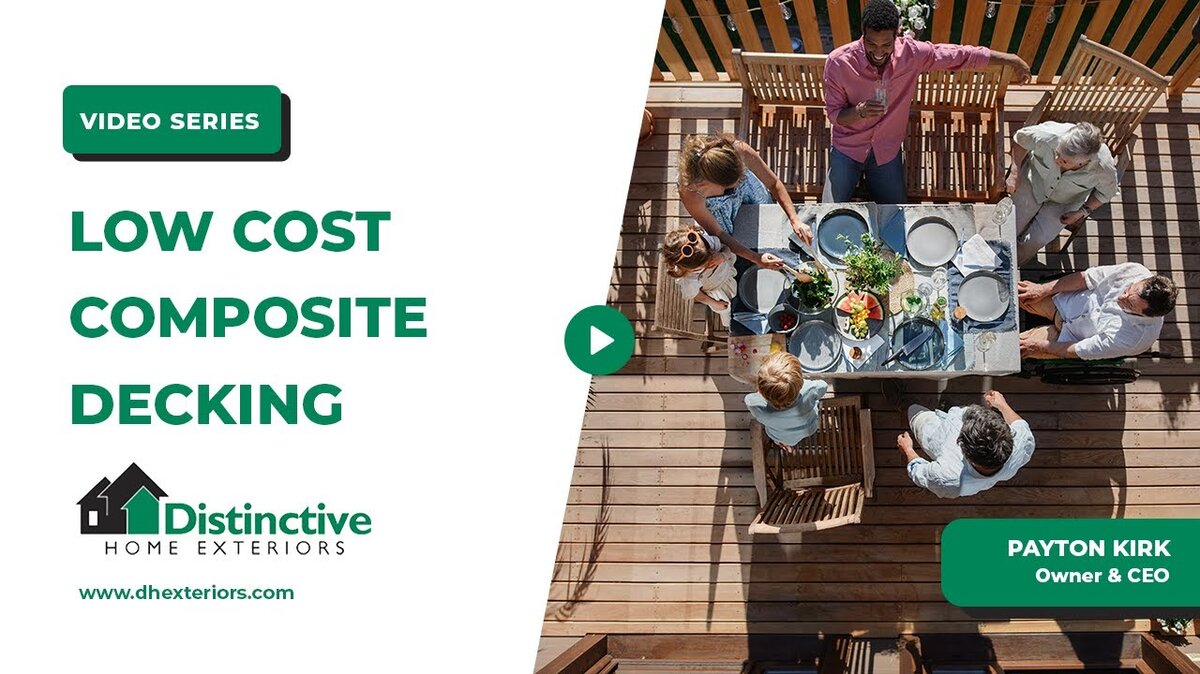 low cost composite decking